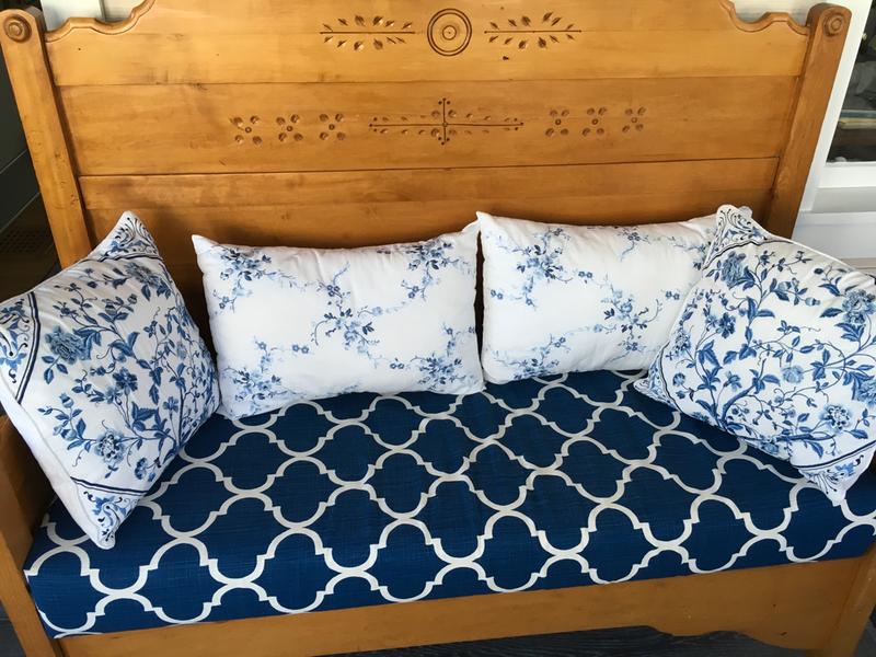 Laura Ashley® Charlotte Comforter Set in China Blue Bed Bath and