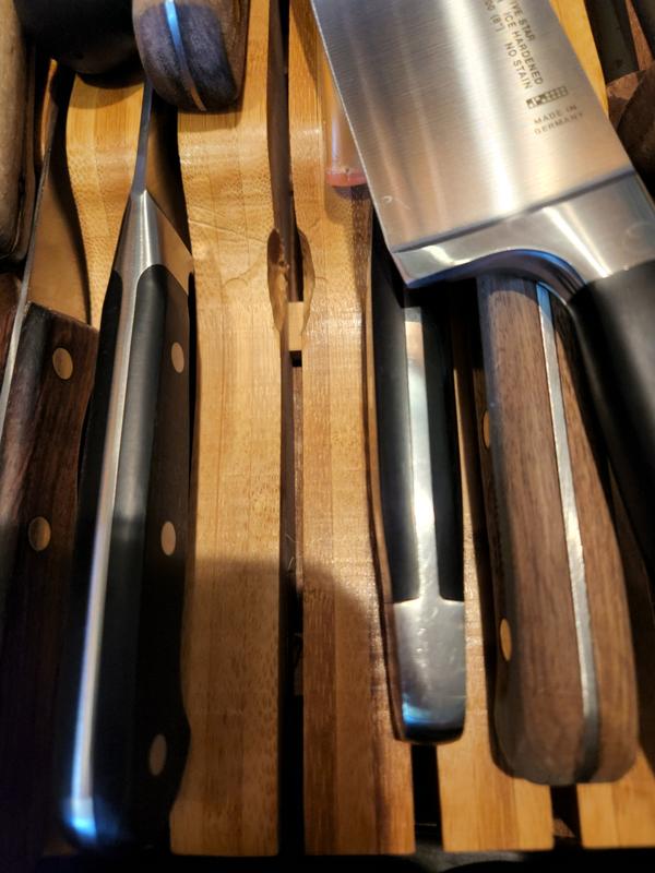 Oceanstar InDrawer Bamboo Knife Organizer Bed Bath & Beyond