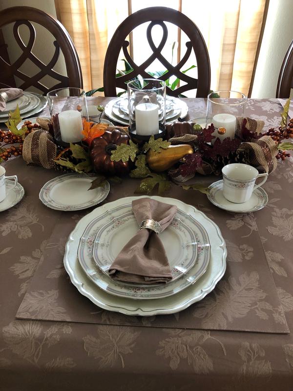 Autumn Medley Pumpkin Tablecloths Bed Bath and Beyond Canada