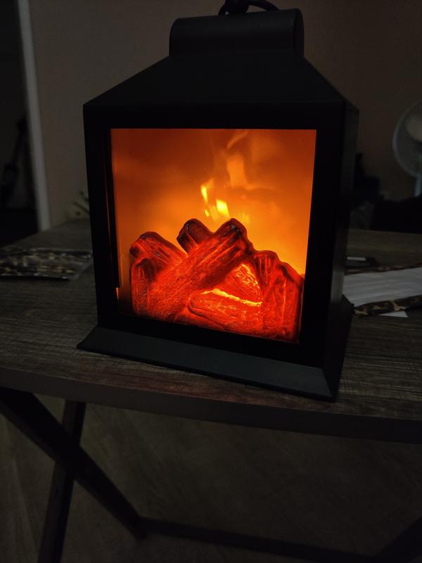 GRAYSON HOME LED Tabletop Fireplace in Black Bed Bath and Beyond Canada