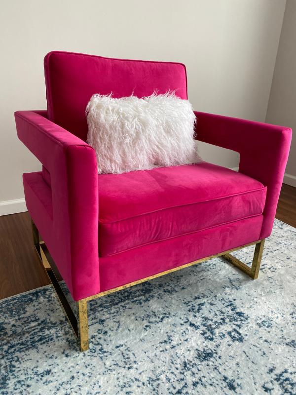 TOV Furniture Avery Velvet Club Chair Bed Bath and Beyond Canada