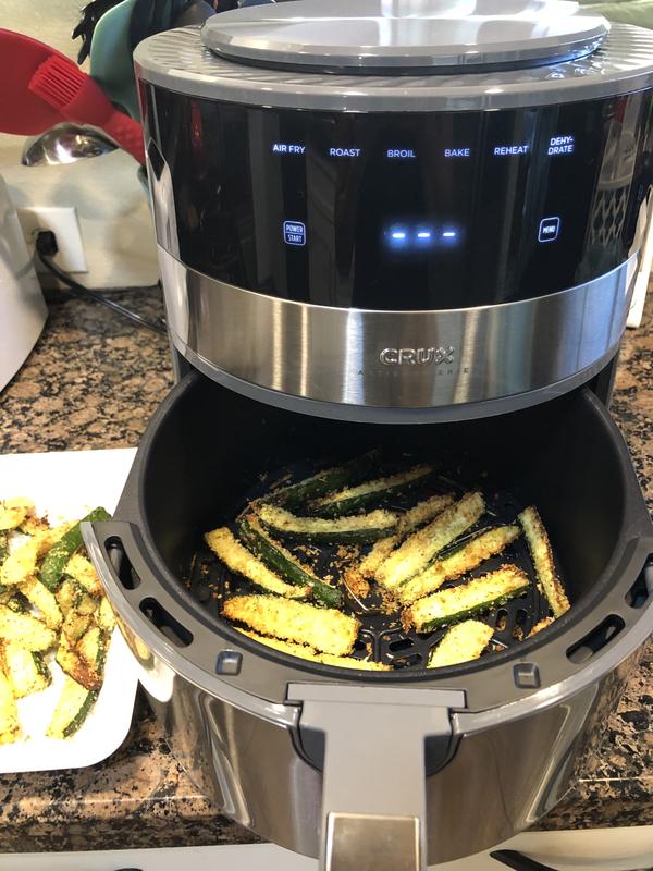 CRUX® Artisan Series 4.6 qt. Air Fryer with Touchscreen in White