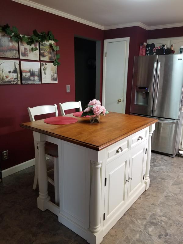 Monarch Kitchen Island With Seating