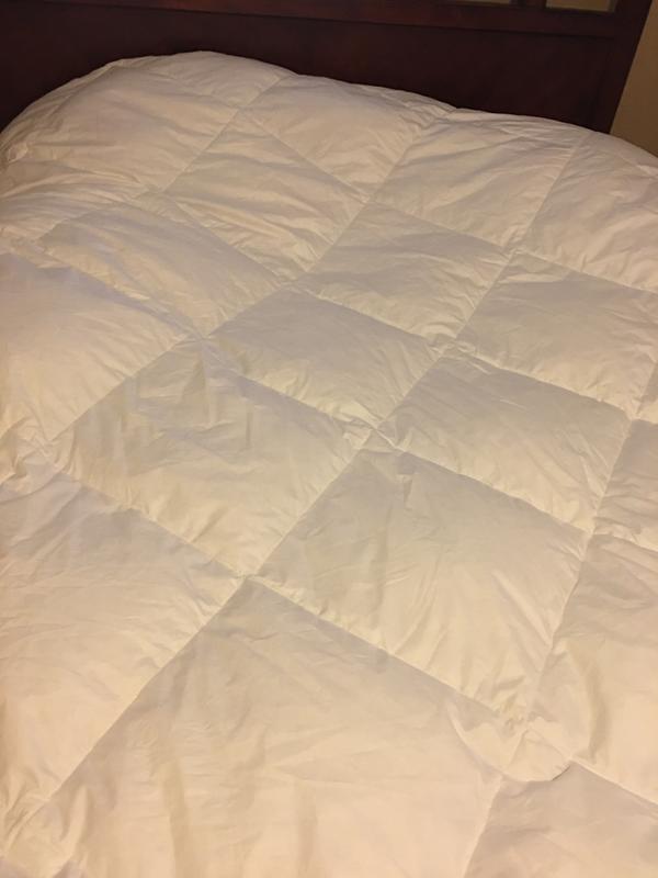 Puredown 233ThreadCount Light Warmth Goose Down Comforter Bed Bath