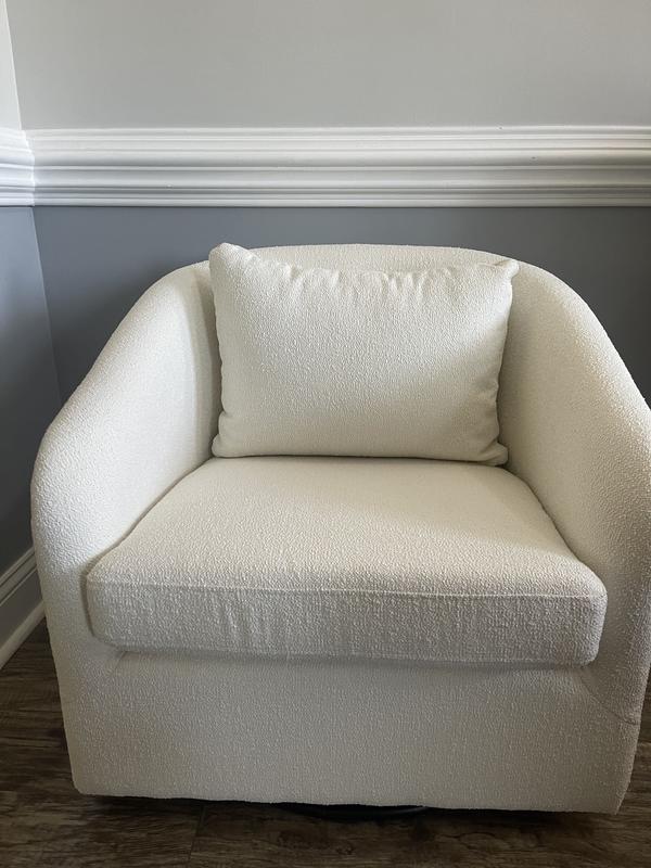Studio 3B™ Swiveling Lounge Chair in White | Bed Bath & Beyond