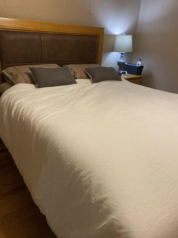 Nestwell™ Washed Linen Cotton 3Piece Full/Queen Comforter Set in