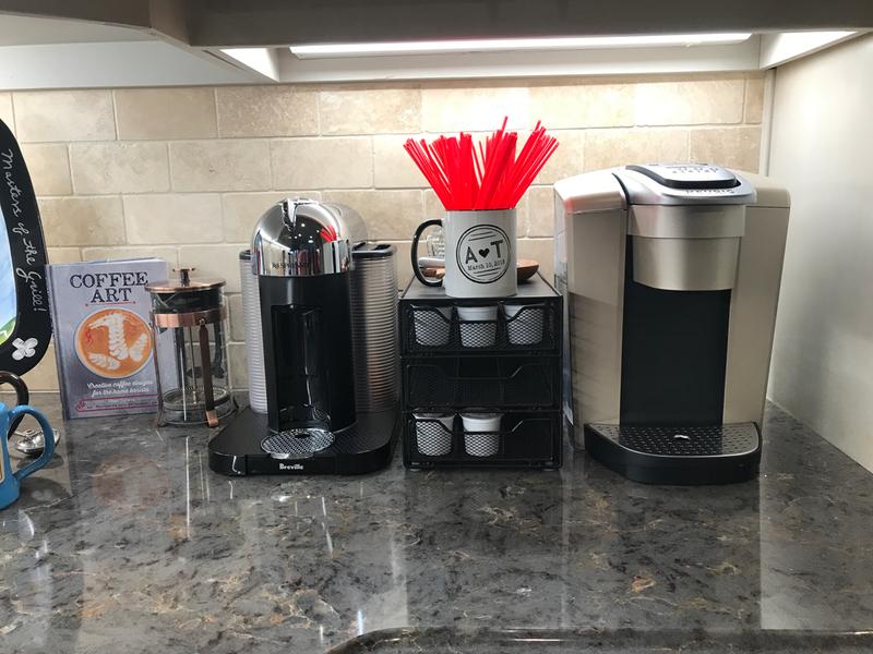 Nifty Home Products Nespresso Vertuoline Capsule Drawer 40Capsule