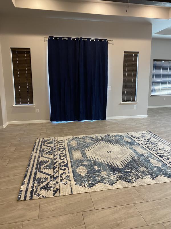 Studio 3B™ Chenille Grommet 100 Black Out Window Curtain Panel (Single