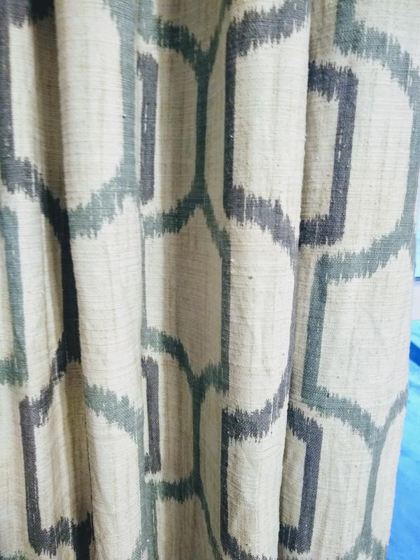 Brookstone® Salano Geo Blackout Window Curtain Panel Bed Bath & Beyond