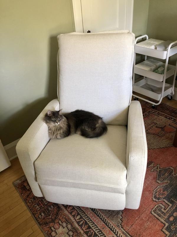 Best Chairs Calli Swivel Glider Recliner with Power Tilt Headrest