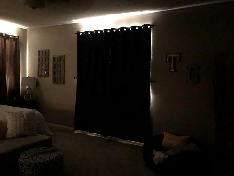 Darcy 100 Blackout Grommet Top Window Curtain Panel (Single) Bed