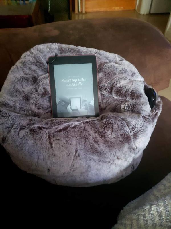 UGG® Dawson Tipped Faux Fur Tablet Pouf Bed Bath and Beyond Canada