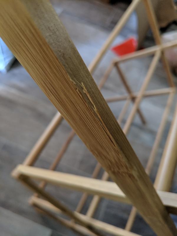 Household Essentials® Bamboo XFrame Clothes Drying Rack Bed Bath and