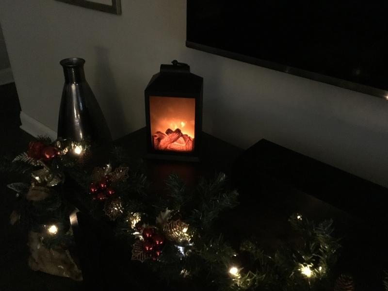 GRAYSON HOME LED Tabletop Fireplace in Black Bed Bath and Beyond Canada