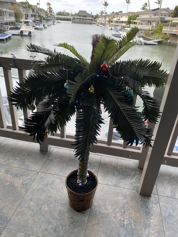 Nearly Natural 4 Foot Sago Palm Silk Tree Bed Bath Beyond