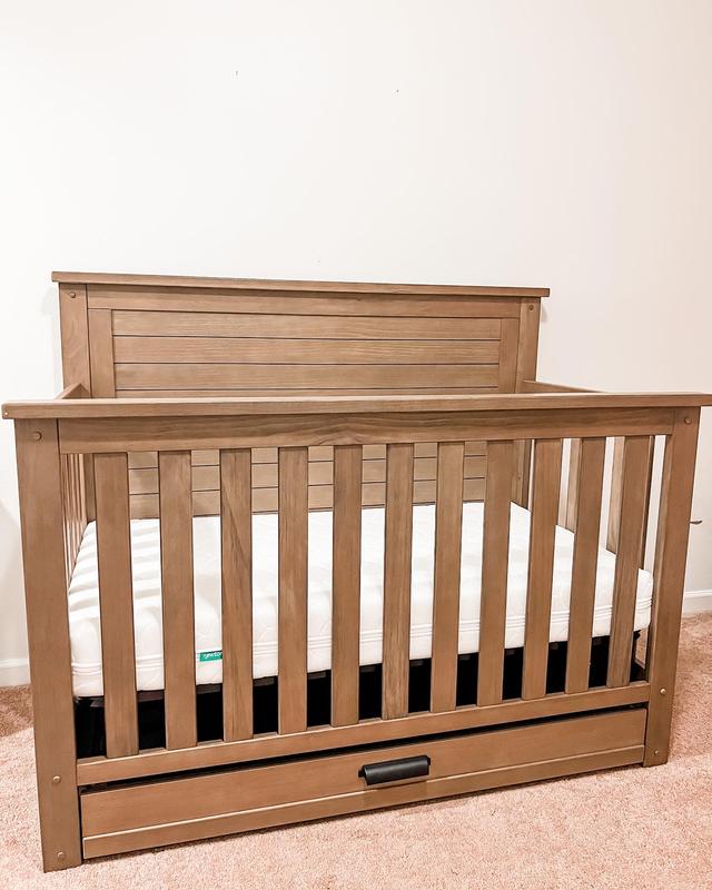 Simmons Kids® Caden 6in1 Convertible Crib with Trundle Drawer Bed