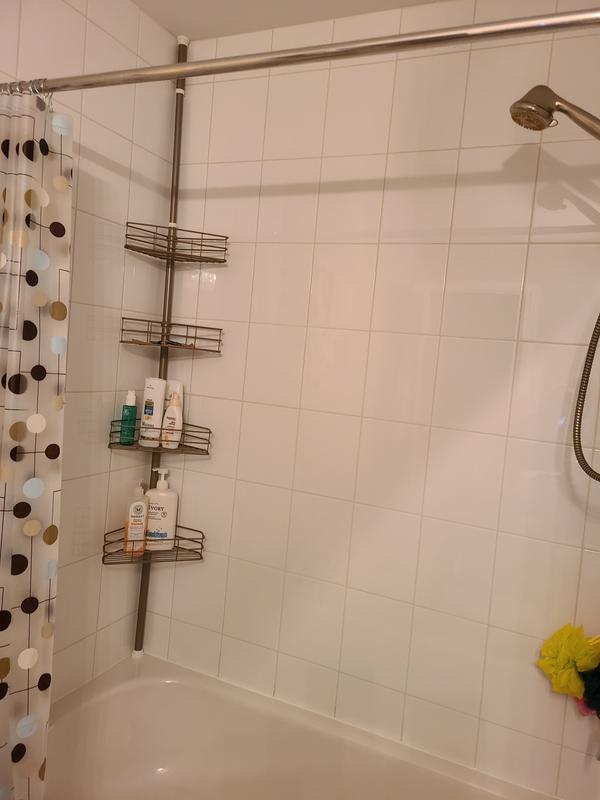 Customer Reviews Simply Essential™ 4Tier Tension Pole Shower Caddy