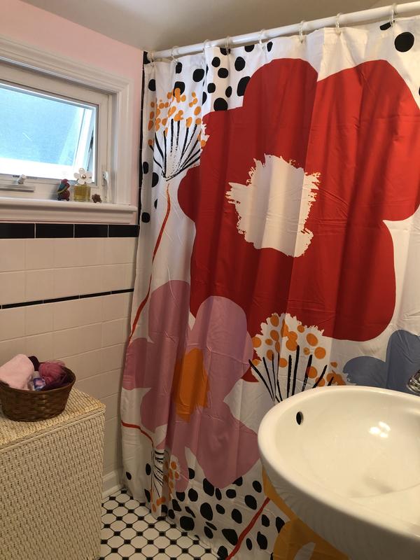 Simply Essential™ Engineered Floral Shower Curtain Bed Bath and