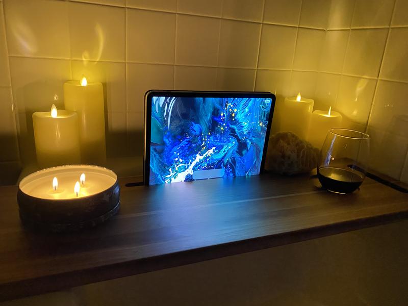 Haven™ Acacia Wood Tub Tray Bed Bath & Beyond