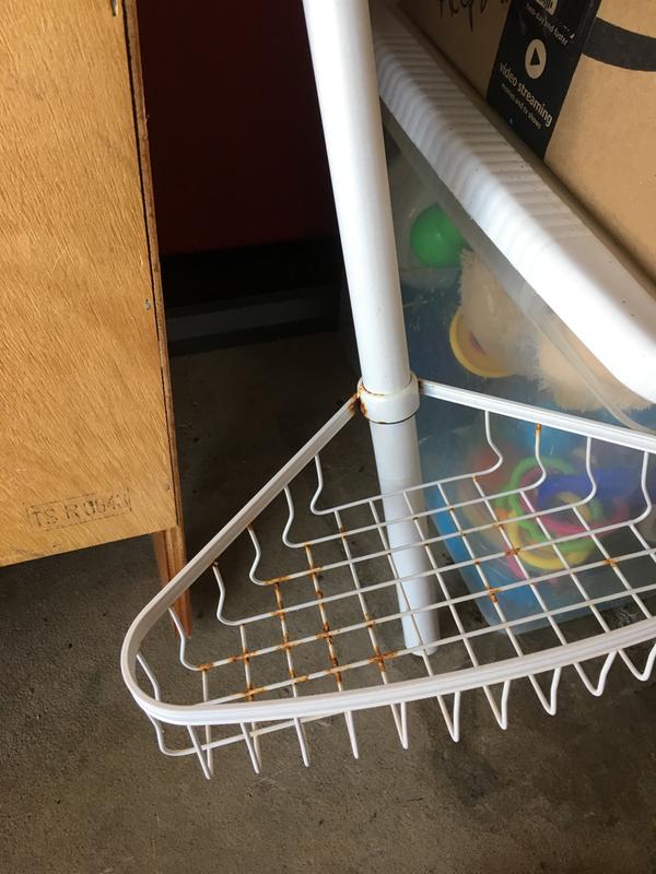 iDesign® York Tension Corner Shower Caddy Bed Bath and Beyond Canada