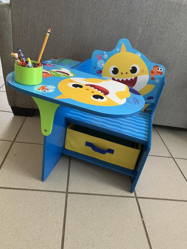 Baby Shark Chair Desk With Storage Bin Stork Co