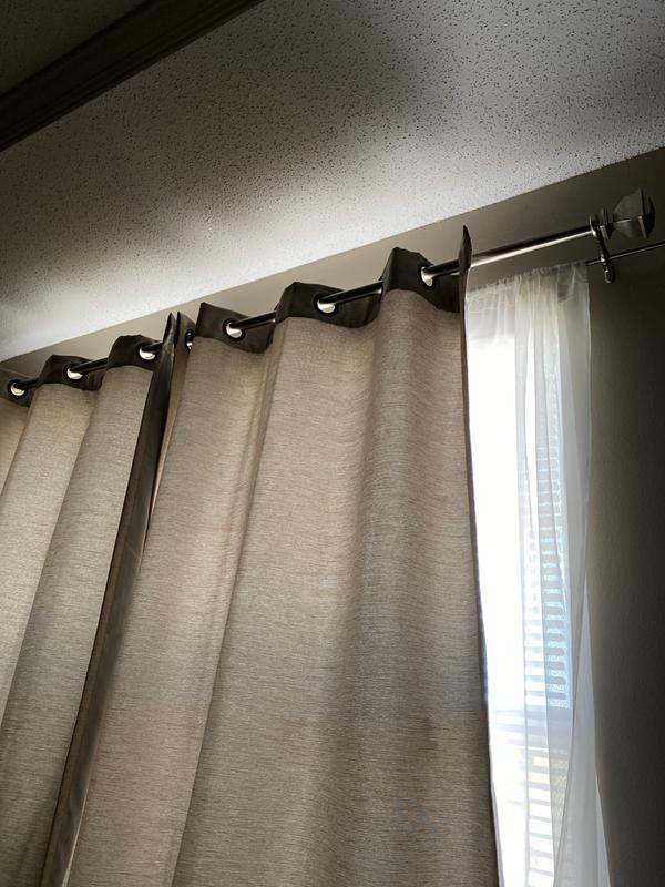 Cambria® Elite Complete Decorative Drapery Rod in Brushed Nickel