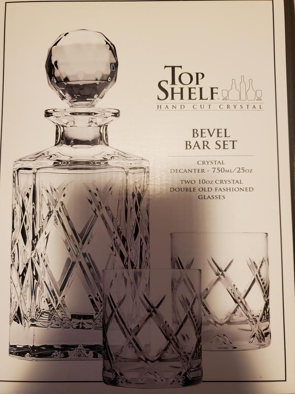 Top Shelf Bevel 3Piece Whiskey Set Bed Bath & Beyond