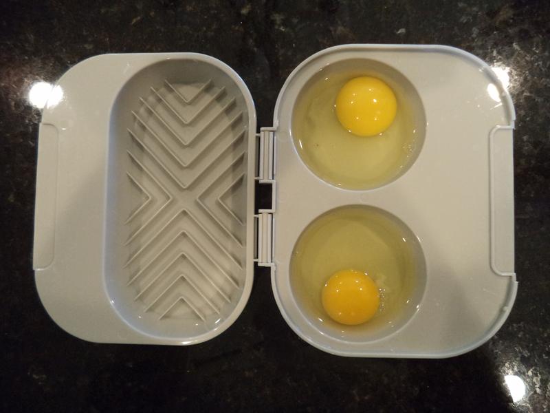 Microwave Egg Poacher Saves Time Eggs Made Easy No Safet Favor B9K5 Mess Y4O7 
