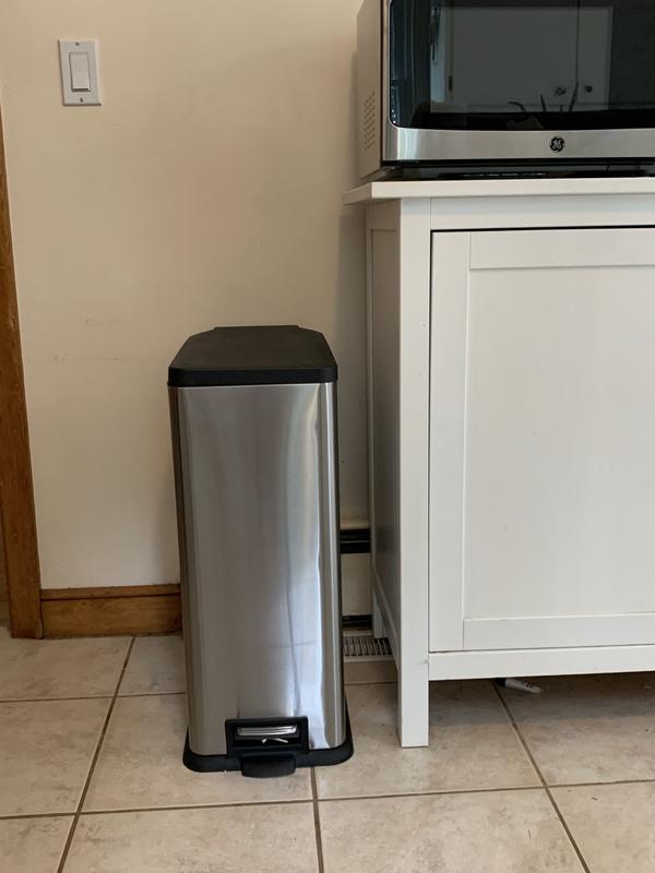 Squared Away™ Stainless Steel 45Liter Rectangle StepOn Trash Can