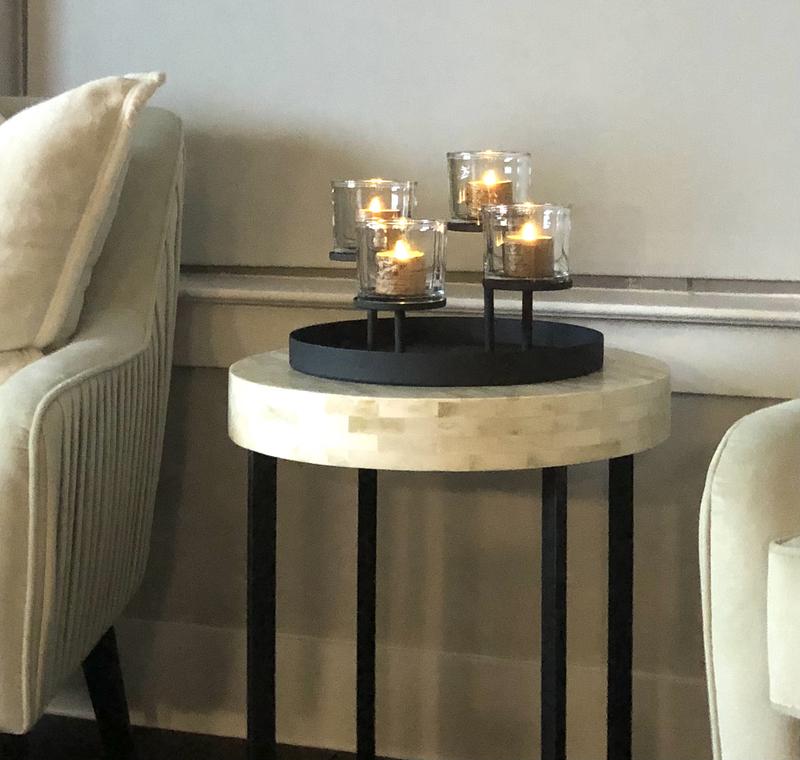 Blomus 4Tealight Holder with Round Tray Base Bed Bath & Beyond