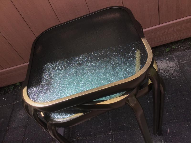 Never Rust Aluminum Outdoor End Table Bed Bath and Beyond Canada