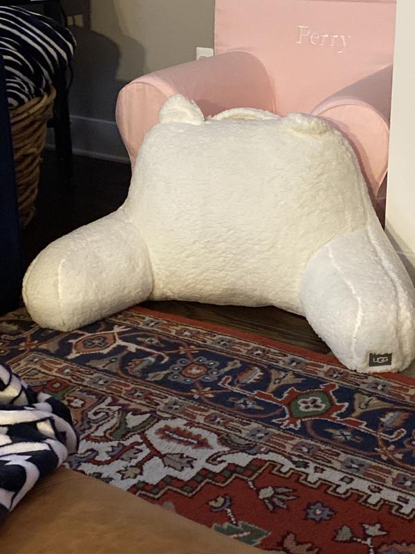 UGG® Casey Sherpa Backrest Pillow in Snow Bed Bath and Beyond Canada