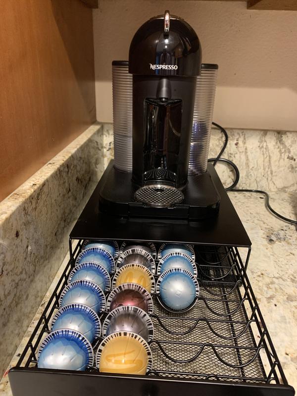 Nifty Home Products Nespresso Vertuoline Capsule Drawer 40Capsule