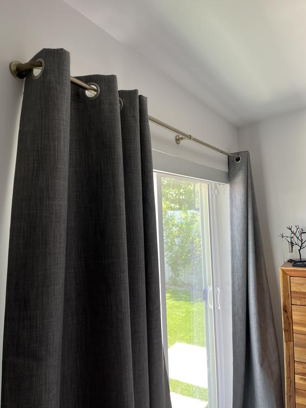 Versailles Home Fashions Adjustable Privacy Wraparound Curtain Rod