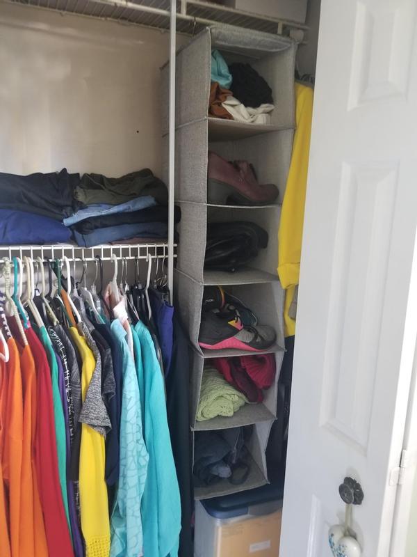 Bed Bath And Beyond Hanging Closet Organizers Dandk Organizer