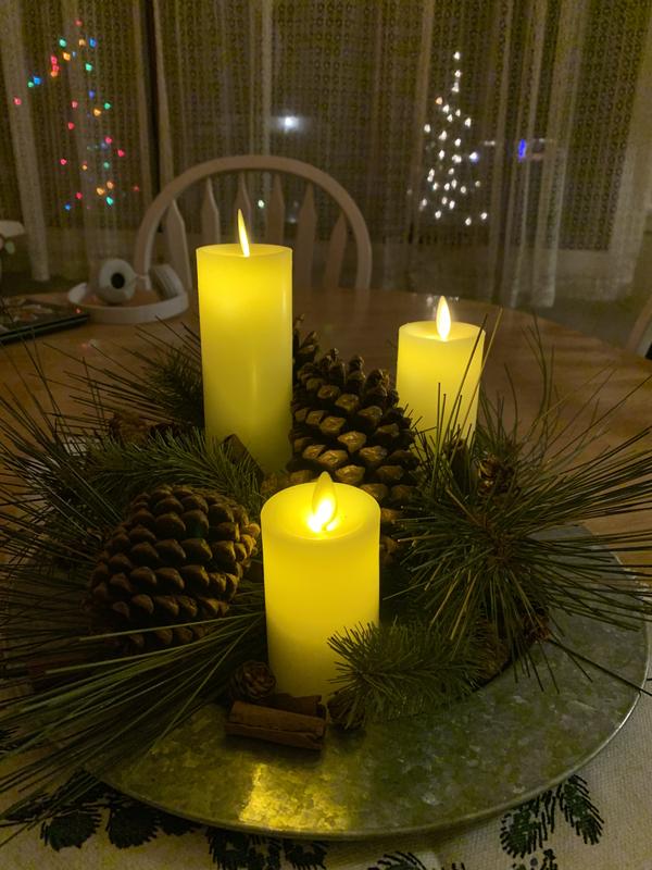 Customer Reviews Luminara® RealFlame Effect Slim Pillar Candle in