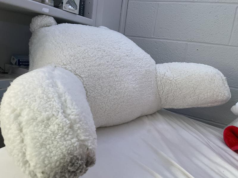 UGG® Casey Sherpa Backrest Pillow in Snow Bed Bath and Beyond Canada