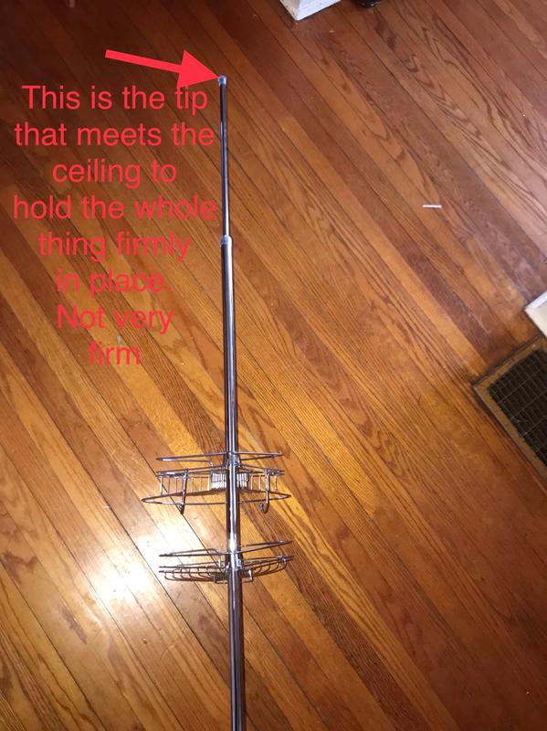 Zenna Home® Tension Corner Pole Shower Caddy in Bronze Bed Bath & Beyond