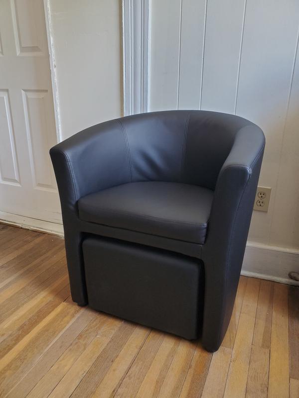 Modway Divulge Armchair and Ottoman Set in Grey Bed Bath & Beyond