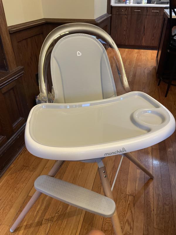 Munchkin® 360Degree Cloud™ Swivel High Chair in Grey/White buybuy BABY