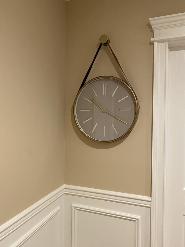 20 Inch Round Hanging Wall Clock, Mirror Wall Clock B M