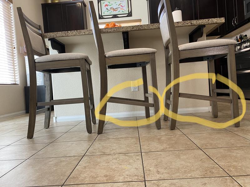 Hartland Upholstered Stool in Driftwood Bed Bath & Beyond