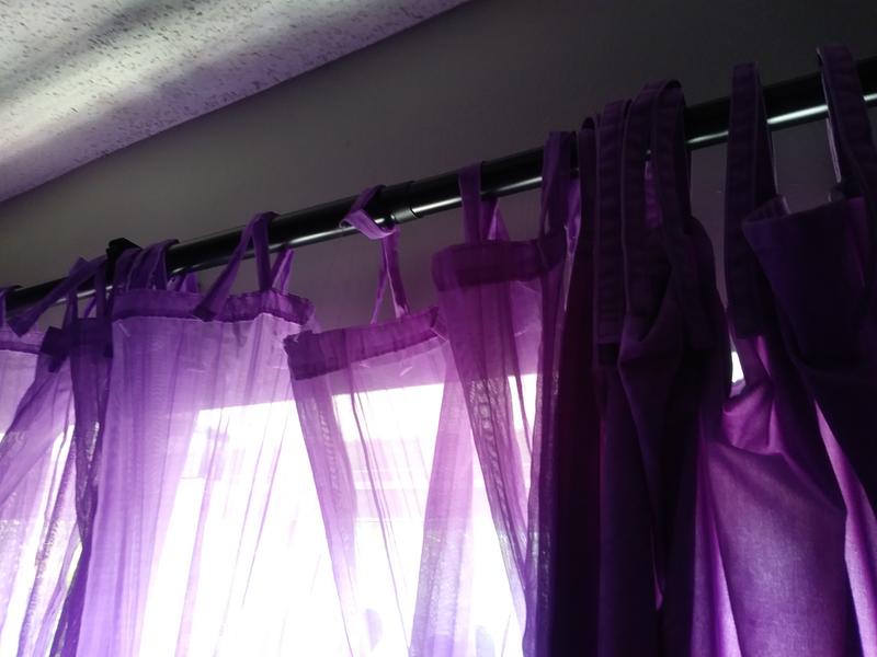 Greta Crushed Sheer Tie Top Window Curtain Panels Bed Bath and Beyond