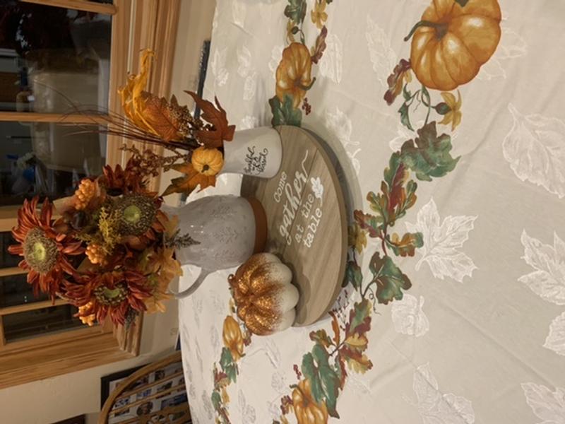 Autumn Medley Pumpkin Tablecloths Bed Bath and Beyond Canada