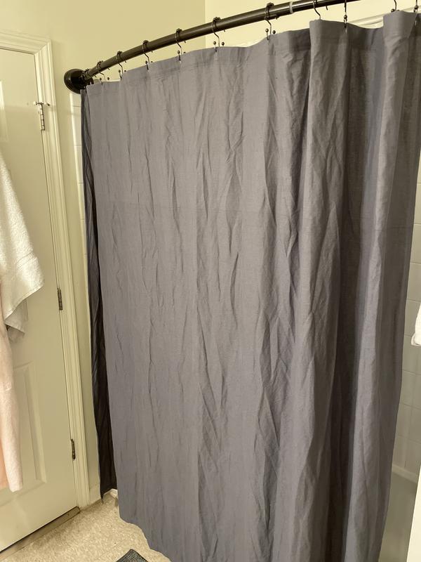 Nestwell Solid Hemp Shower Curtain, Hemp Shower Curtain Made In Usa