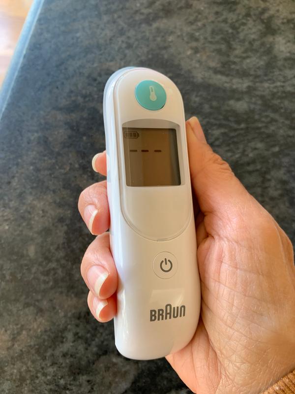 Braun ThermoScan Ear Thermometer Clear AgeNewborn Above Peekaboo