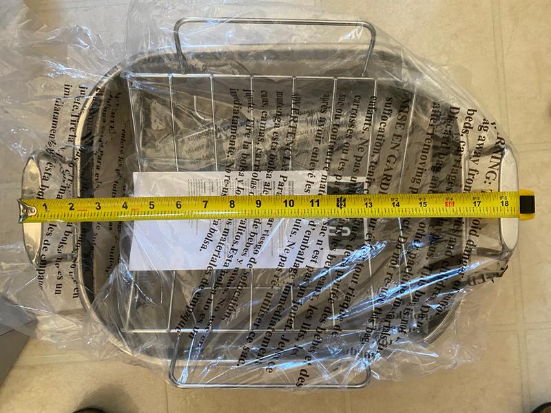 Artisanal Kitchen Supply® Stainless Steel 6Piece Roaster Set Bed