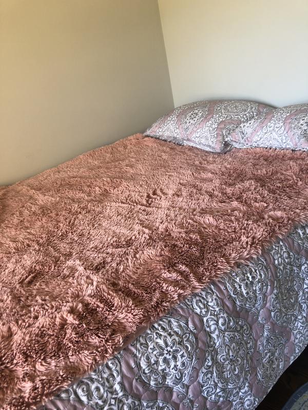 UGG® Aussie Textured Faux Fur Reversible Throw Blanket Bed Bath & Beyond