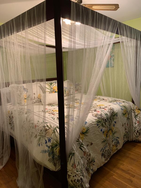Majesty White Large Bed Canopy Bed Bath and Beyond Canada