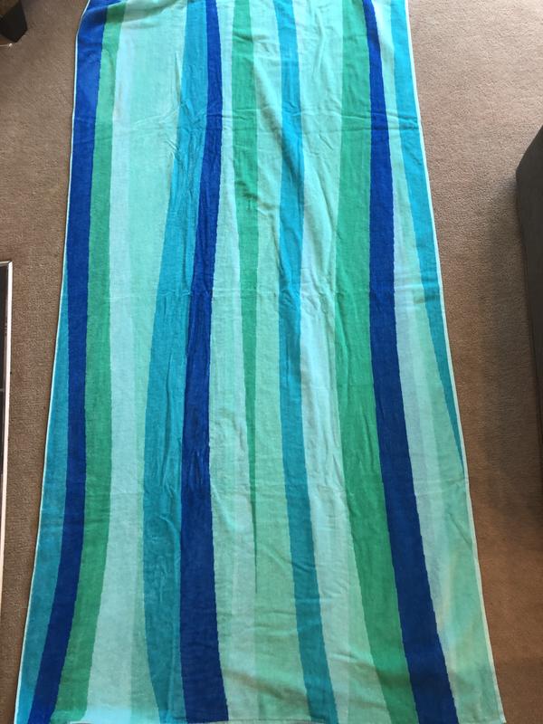 Destination Summer Wave Stripe Beach Towel Bed Bath and Beyond Canada